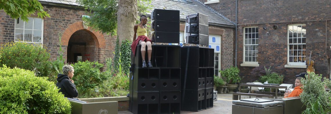 SERAFINE1369, I I I (something flat, something cosmic, something endless), The Bluecoat, 2021 Liverpool Biennial Photo: Katarzyna Perlak