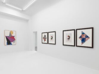 Exhibition view Katja Strunz. Future Collapses, Past Rises, Neuer Berliner Kunstverein (n.b.k.), 2026 © Photo: n.b.k. / Jens Ziehe