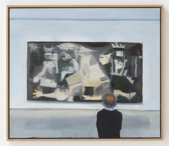 Anna Bjerger, Madrid, 2026, Oil on aluminium, 63 cm x 73 cm x 4 cm, © Anna Bjerger, Courtesy the artist and Galleri Bo Bjerggaard