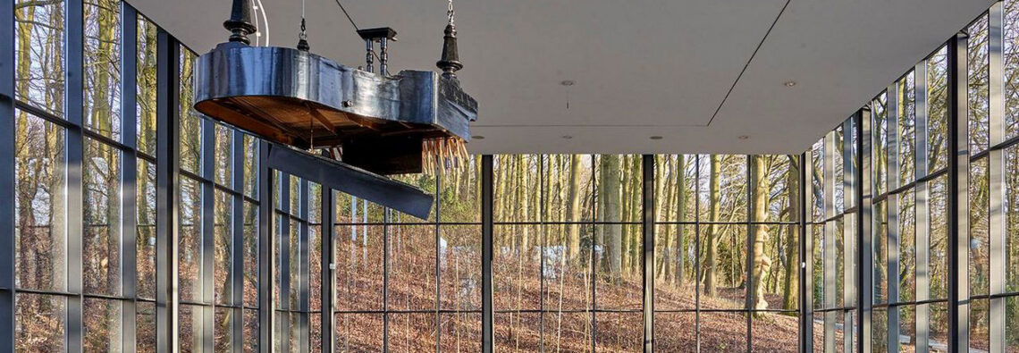 Rebecca Horn, Exhibition view “Emotion in Motion”, Skulpturenpark Waldfrieden- Wuppertal, 2026, Courtesy Skulpturenpark Waldfrieden