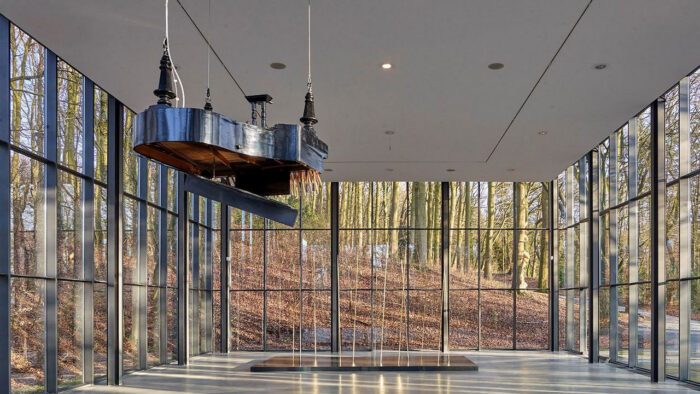 Rebecca Horn, Exhibition view “Emotion in Motion”, Skulpturenpark Waldfrieden- Wuppertal, 2026, Courtesy Skulpturenpark Waldfrieden