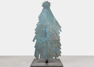 Kiki Smith, Sungrazer VIII, 2019, Bronze,Edition of 3 + 1 AP, 272 x 122 x Galerie Lelong 122 cm (107 3/16 x 48 1/16 x 48 1/16 in), © Kiki Smith, Courtesy the artist and Galerie Lelong