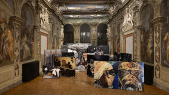 Arthur Jafa and Richard Prince, Installation view “Helter Skelter”, Fondazione Prada-Venice, 2026, Photo Andrea Rossetti, Courtesy Fondazione Prada