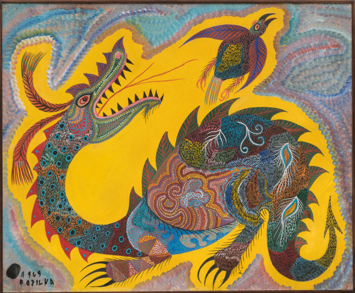 Chico da Silva (Francisco Domingos da Silva), Sem título [Untitled], 1969. Photo: Ding Musa | Courtesy Galatea