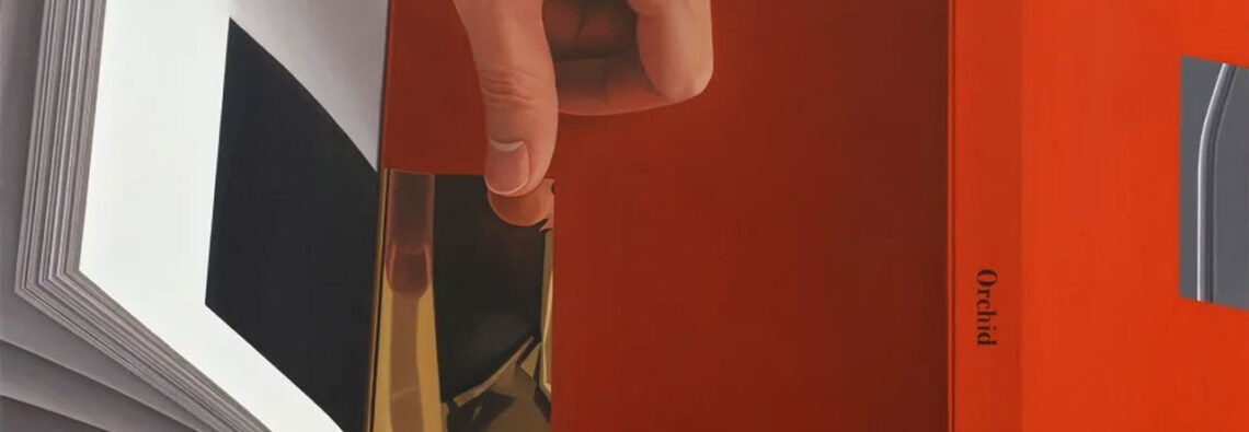 Liang Hao, Orchid, 2026, 40 × 60 cm, 78 3/4 × 78 3/4 inches, Oil on linen, © Liang Hao, Courtesy the artist and Massimodecarlo Gallery