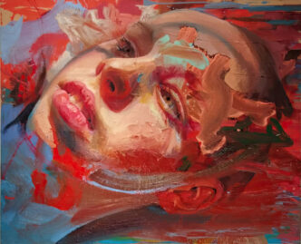 Jenny Saville, Drift, 2020-22, oil on canvas, © Jenny Saville, Photo: © & Courtesy Vicky Trochidou