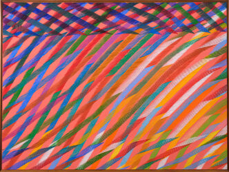 Piero Dorazio, L’incarnato, 1991, oil on canvas, 150 x 200 cm - 59,05 x 78,74 in, reverse: signed, dated and titled Piero Dorazio / 1991 / L’incarnato, Courtesy Tornabuoni Art