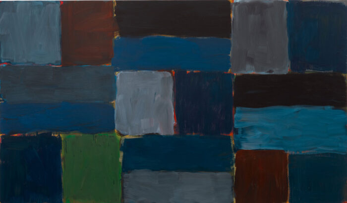 Sean Scully, La Grande Mer, 2024–26, Oil on linen. 193 × 330.2 cm (76 × 130 in), © Sean Scully, Courtesy the artist and Thaddaeus Ropac Gallery