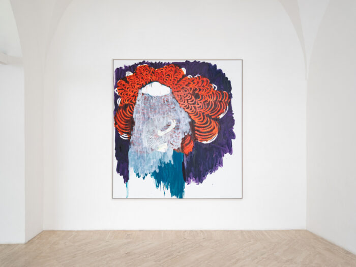 Portia Zvavahera, Like Flowers We Fade, Installation view Fondazione Memmo-Rome, 2026, Courtesy the artist and Fondazione Memmo