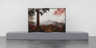 Hiroshi Sugimoto, Birds of Japan,2025, Pigment print, 180 x 320 cm, 70 ⅞ x 126 in, Framed: 186 x 326 cm, Framed: 73 ¼ x 128 ⅜ in, © Hiroshi Sugimoto, Courtesy the artist and Lisson Gallery